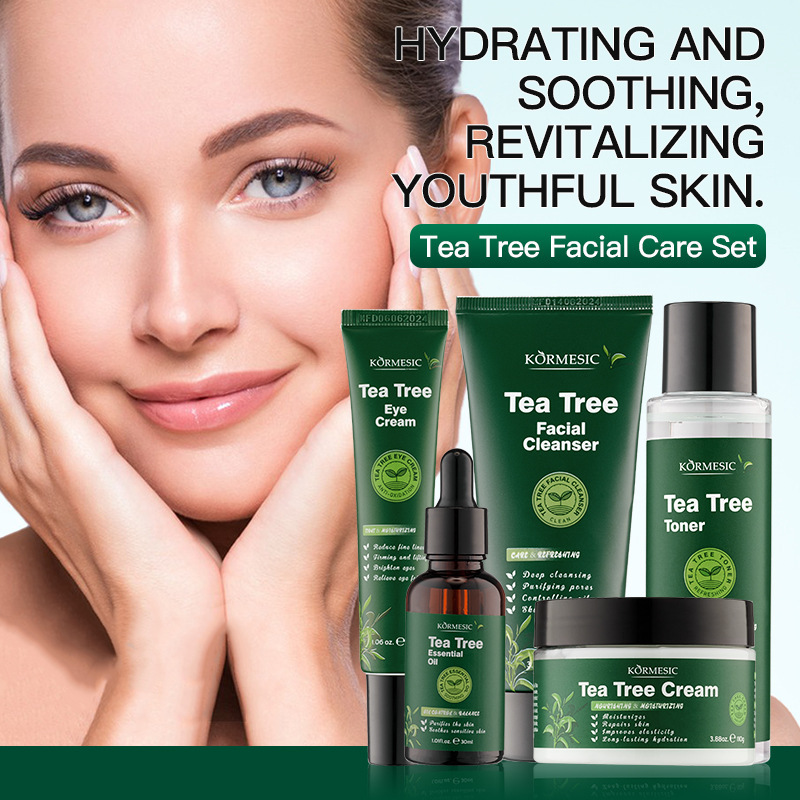 AllEnglish Tea Tree Skincare Set Hydrating And Moisturizing