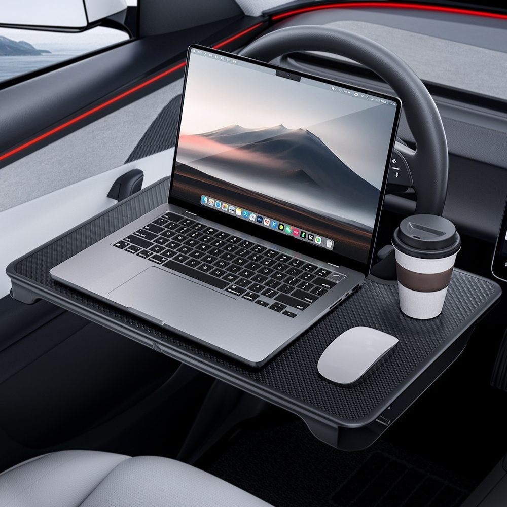 Multifunctional Steering Wheel Table Tray Car Dining Table Storage Box Organizer