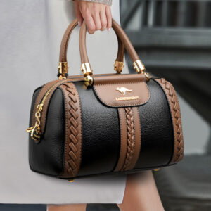 Womens One-shoulder Bag Womens Fashionable Color-block Design